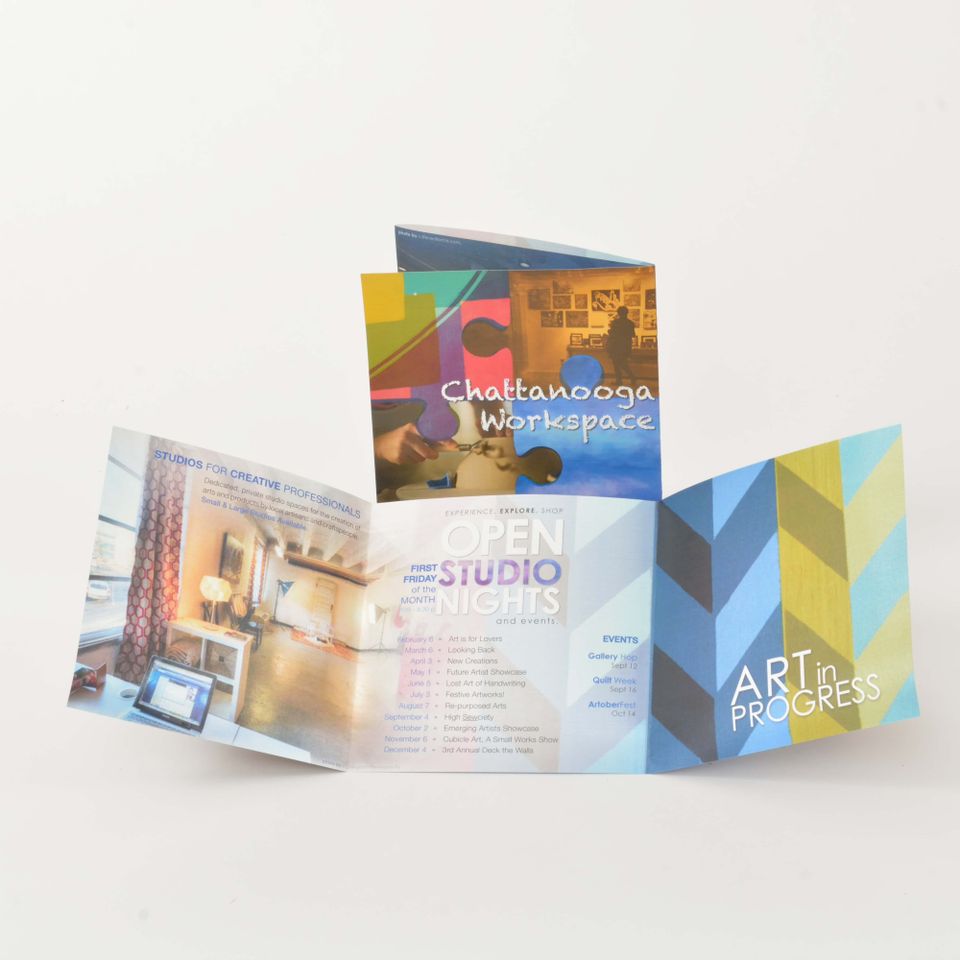 Large format trifold