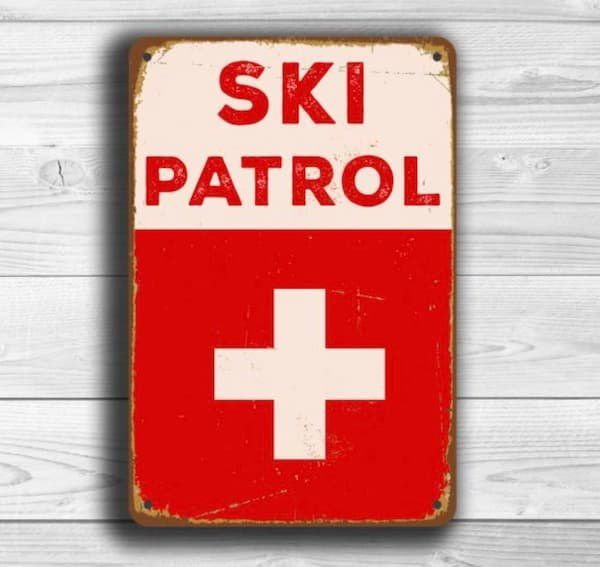 Ski patrol- old style logo