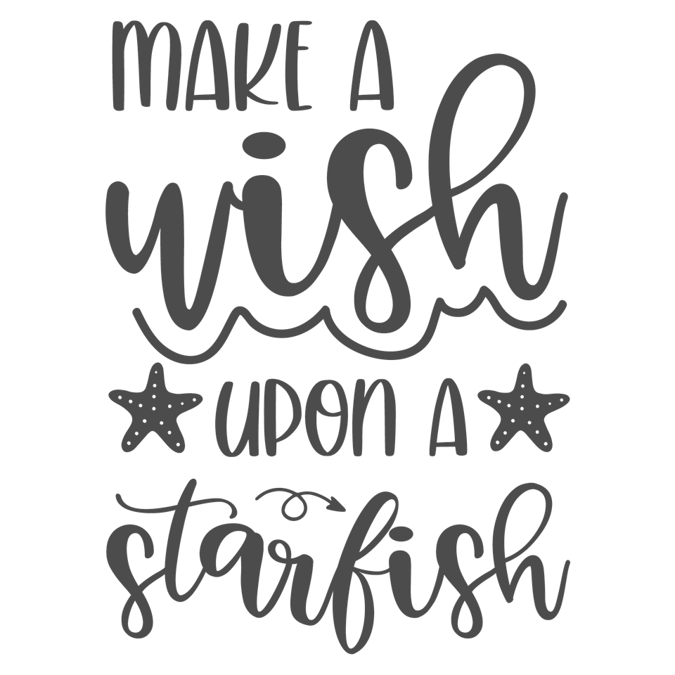 Beach   make a wish upon a starfish