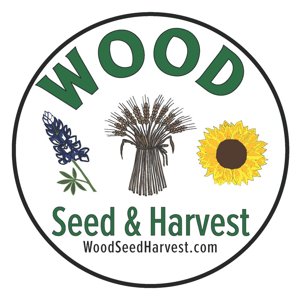 Wood seed and harvest logo for bags