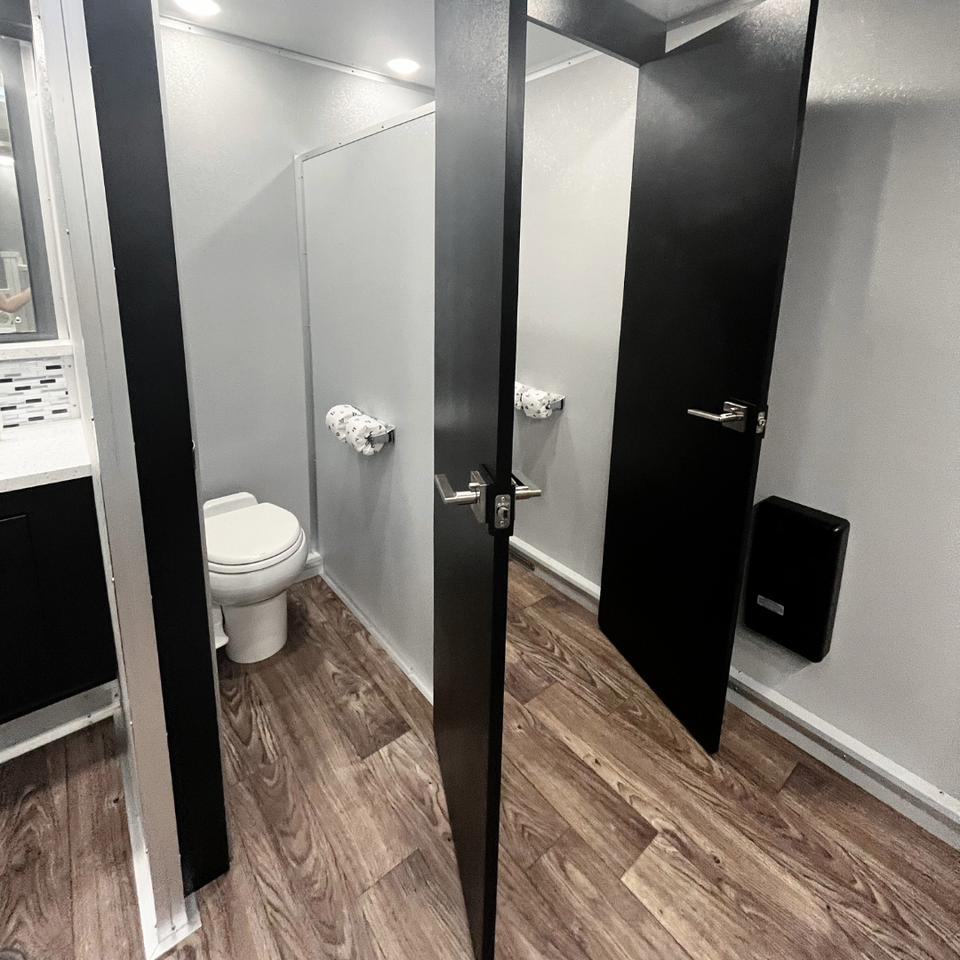 Restroom Trailer Interior