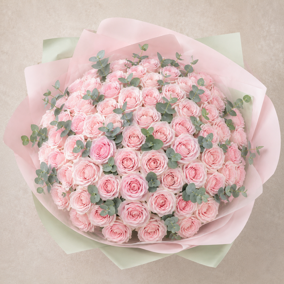 Clasic pink eucalyptus 200 pink mix