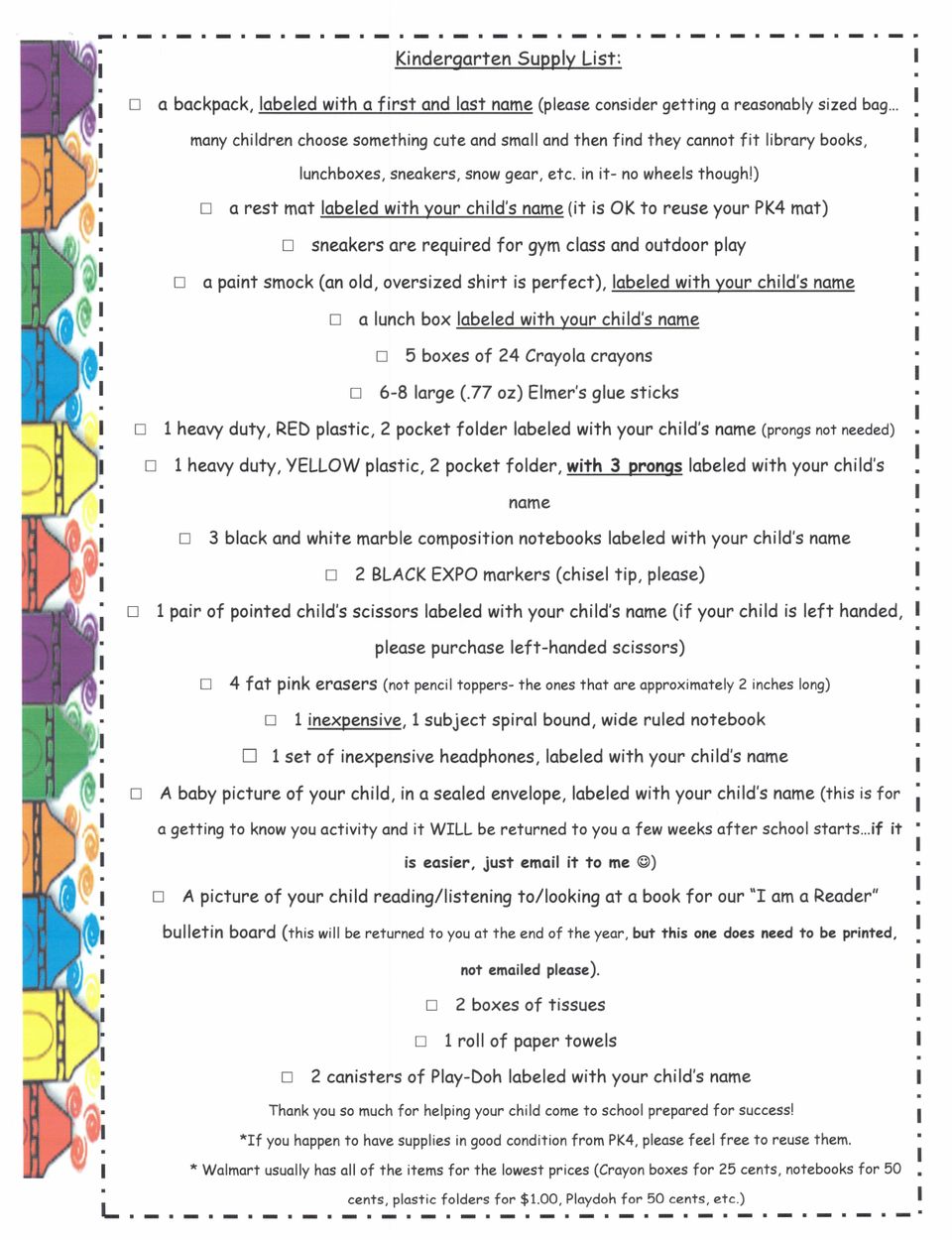 Classroom supply lists 2022 0003