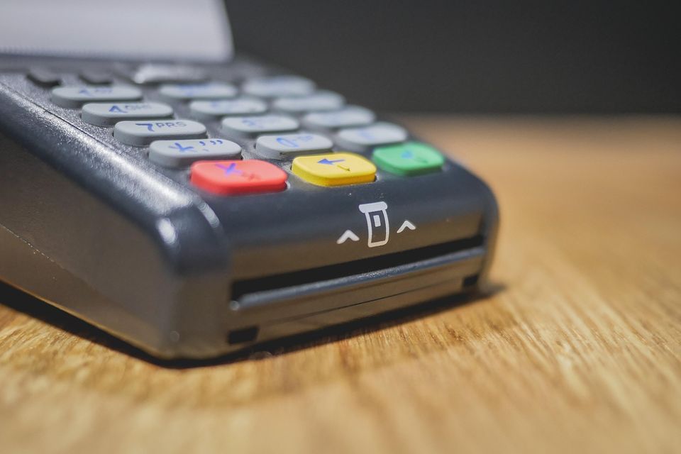 POS Terminal Hawkins Merchant Services.  