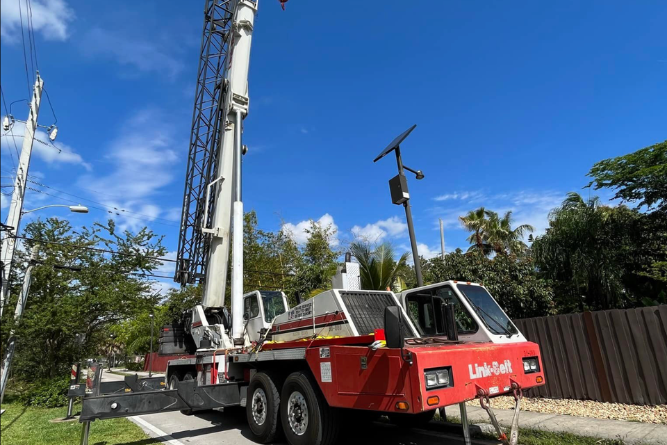 All terrain crane