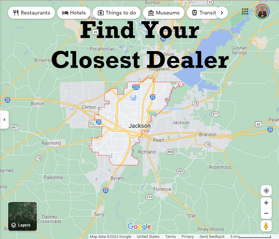 Avif jackson ms map