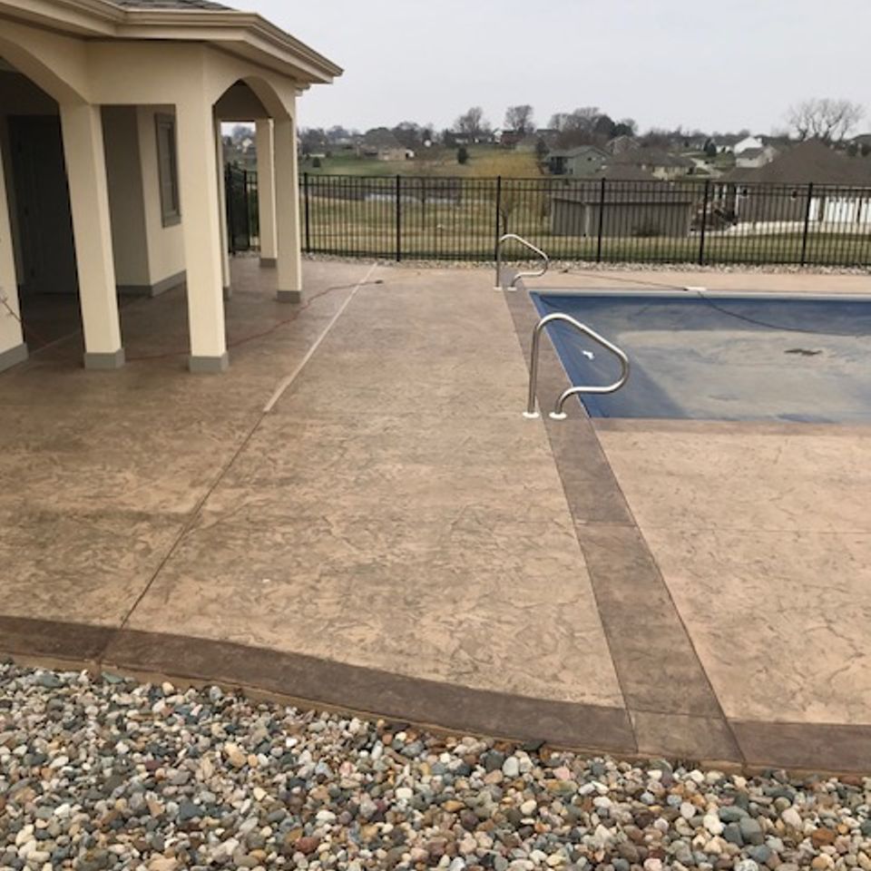 Pool decking