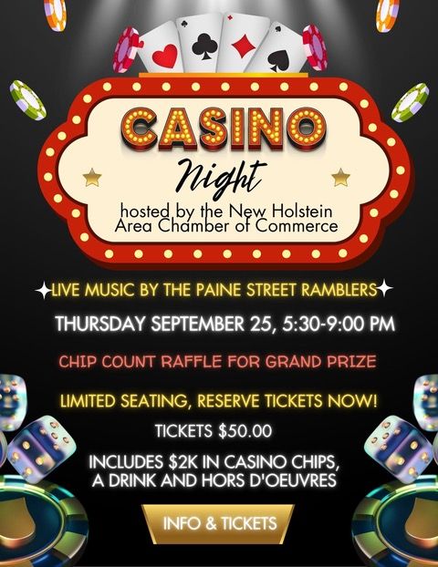 Casino night poster