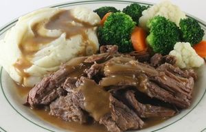 Pot roast dinner (2)