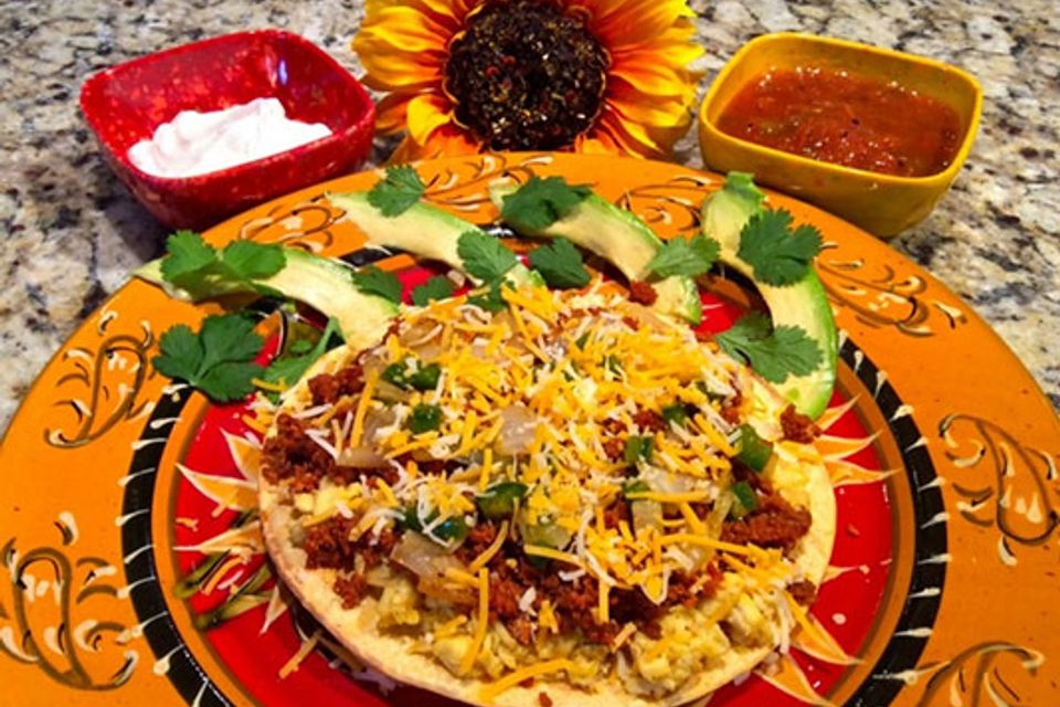 Chorizo chalupas 1