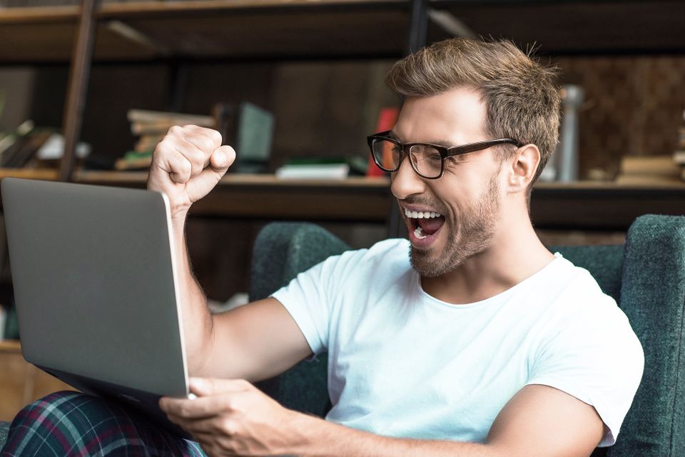 A great website makes you happy. Step 3
