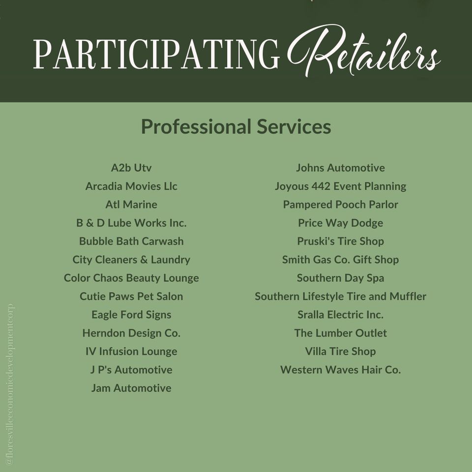 4participating retailers pro svc