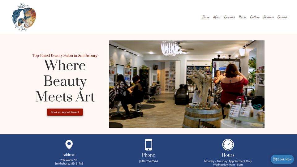 Https www.theartistspalettehairsalonandgallery.com 