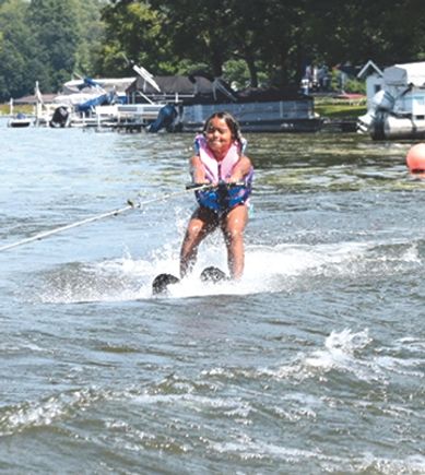 Aiyanna skiing lake webster