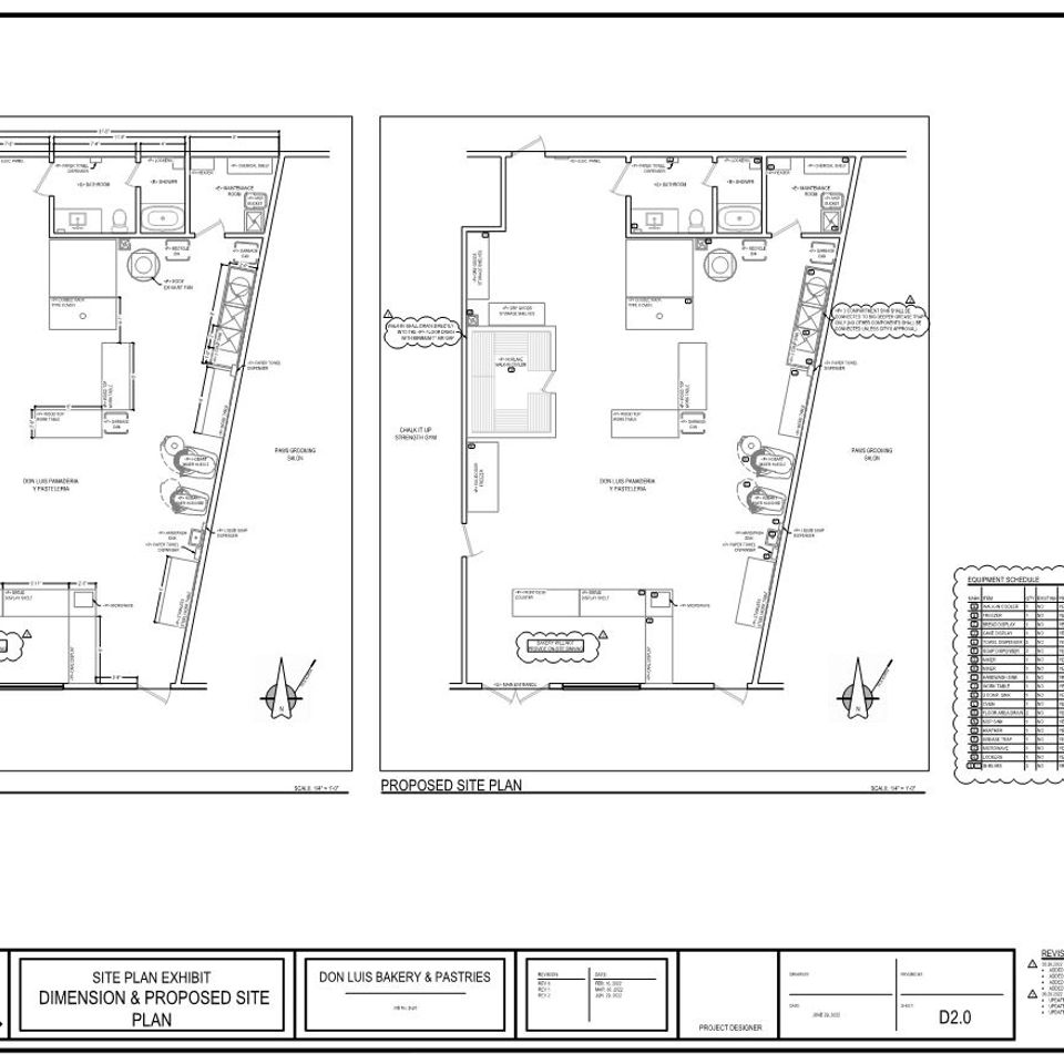 Don luis bakery floor plan