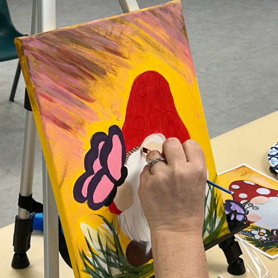 Gnome painting class