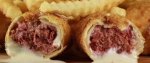 Corned beef egg rolls