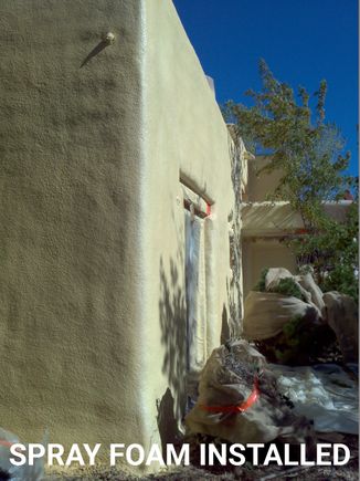 19spray foam installed