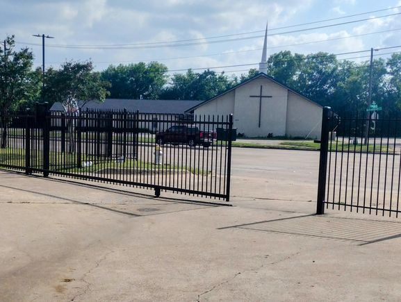 Wrought iron fence gate   garland tx 2023