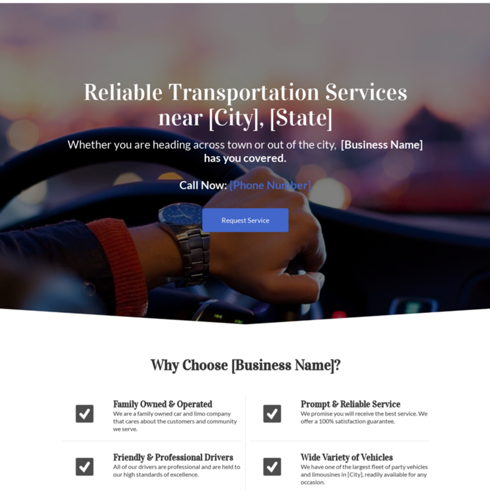 Car and limo service