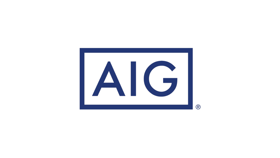 Aig logo (full white board)
