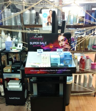 We get them in front of consumers. Retailing makeup, cosmetics, skincare, personal care, health and beauty products and more