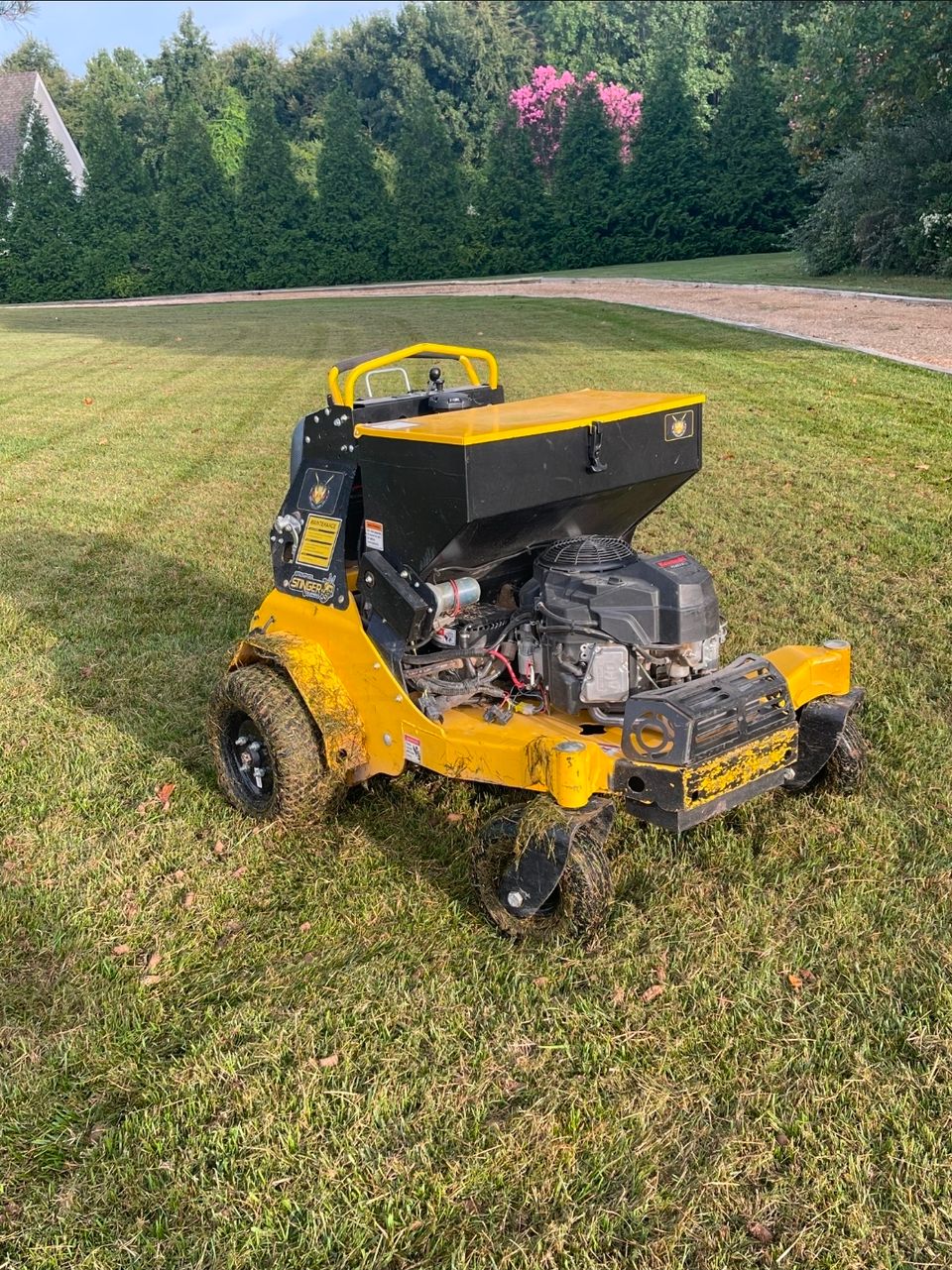 Professional aeration services, done by Get A Mow On LLC of Chesapeake VA