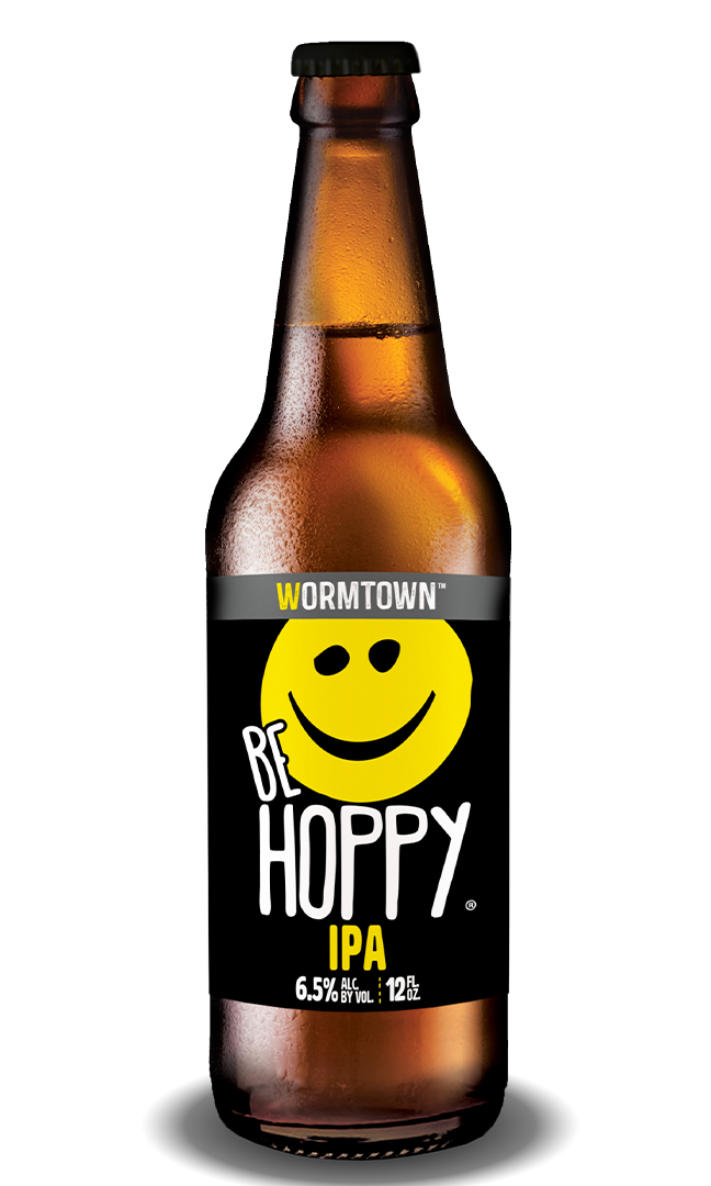 Wormtown brewery beer be hoppy ipa 12oz