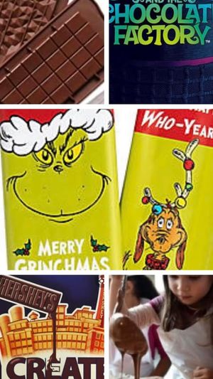 Grinch candy bar