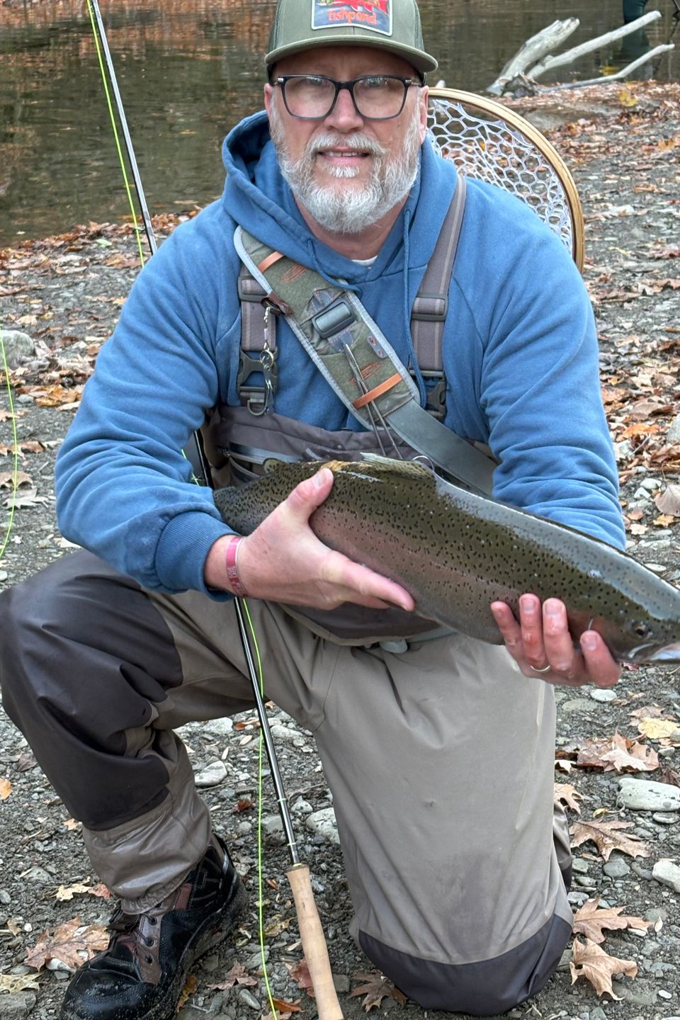 Pete Wise of Lancaster caught this 26” long, Steelhead in Elk Creek, Erie County, PA