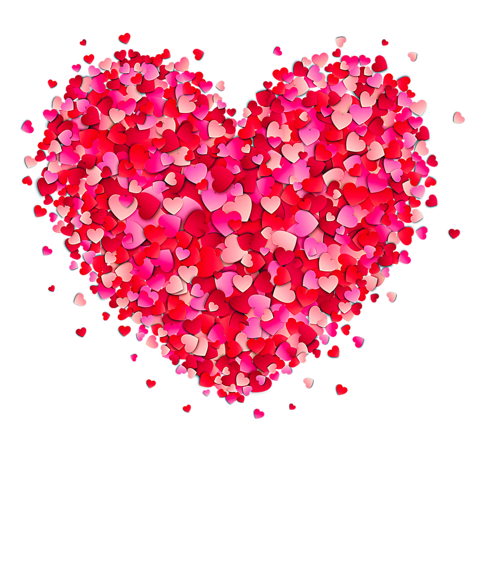 Seasons   valentines day sequin heart red