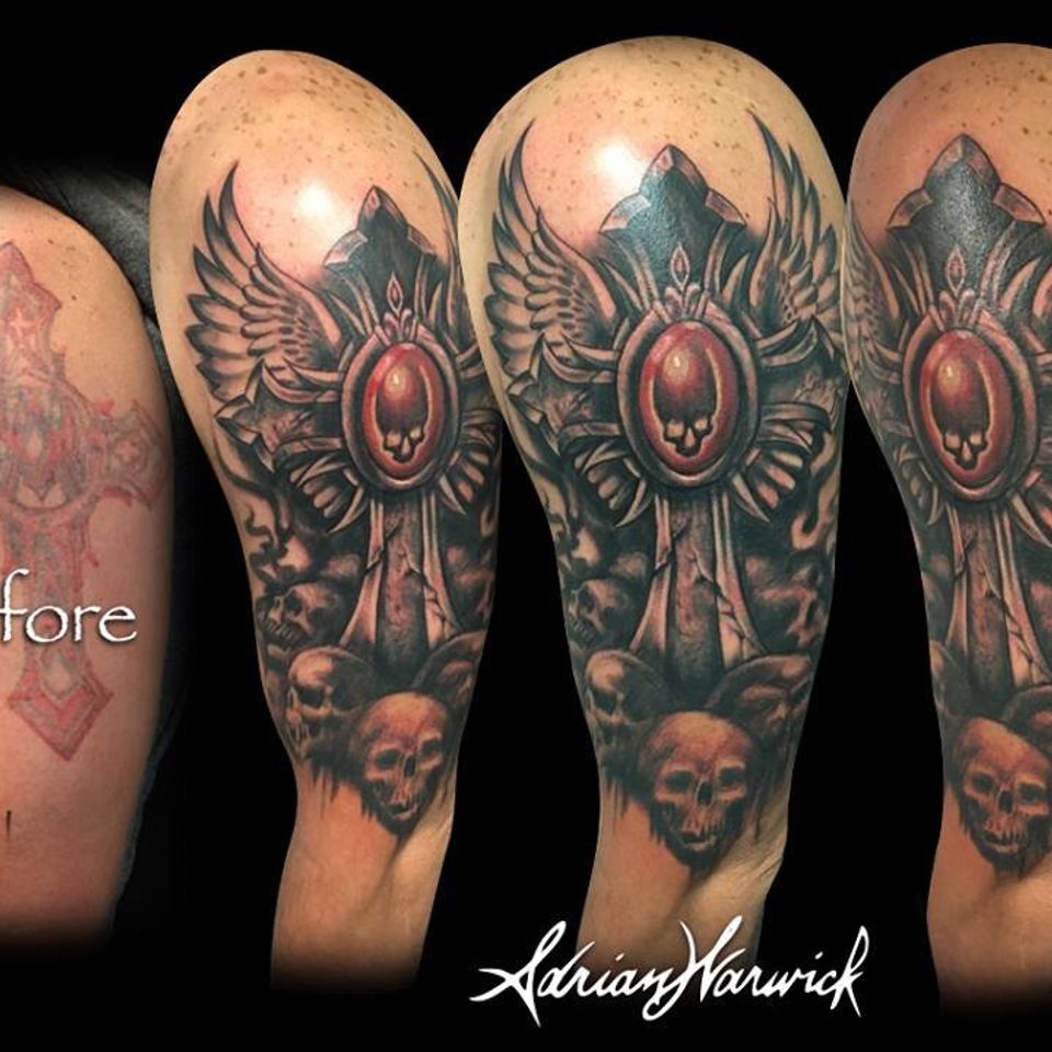 Adrian cross cover up