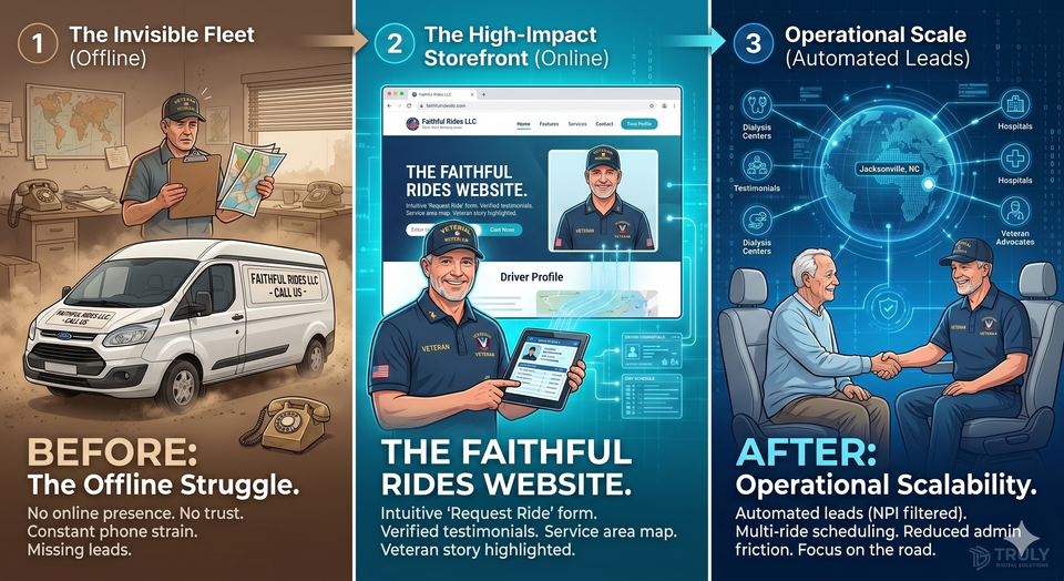 Faithful rides llc  info graph