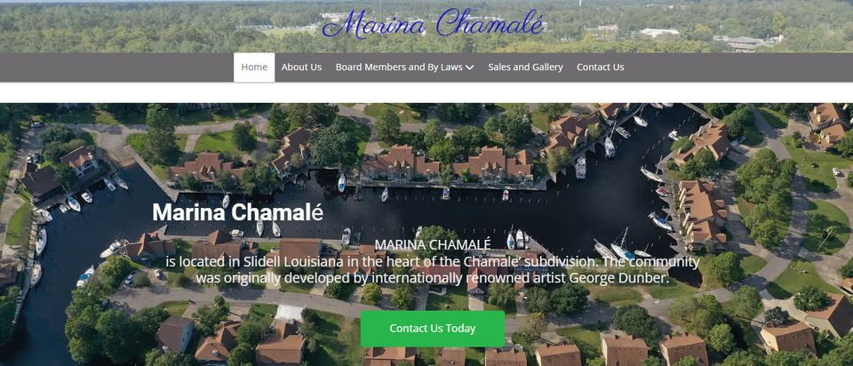 Marina web page