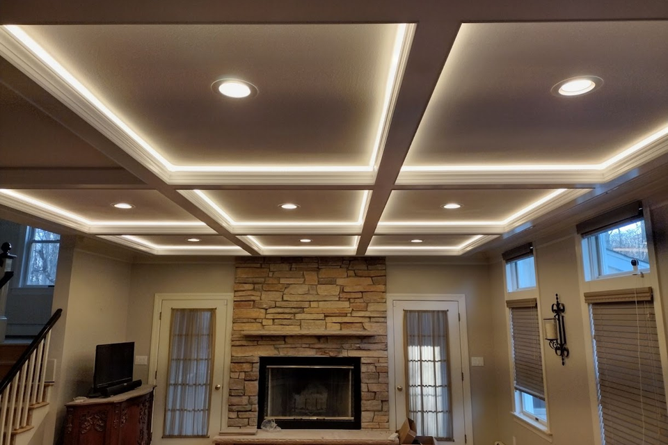 Custom carpentry and built-in project, competed done by Taurus Contracting Inc., of Suffolk County, NY