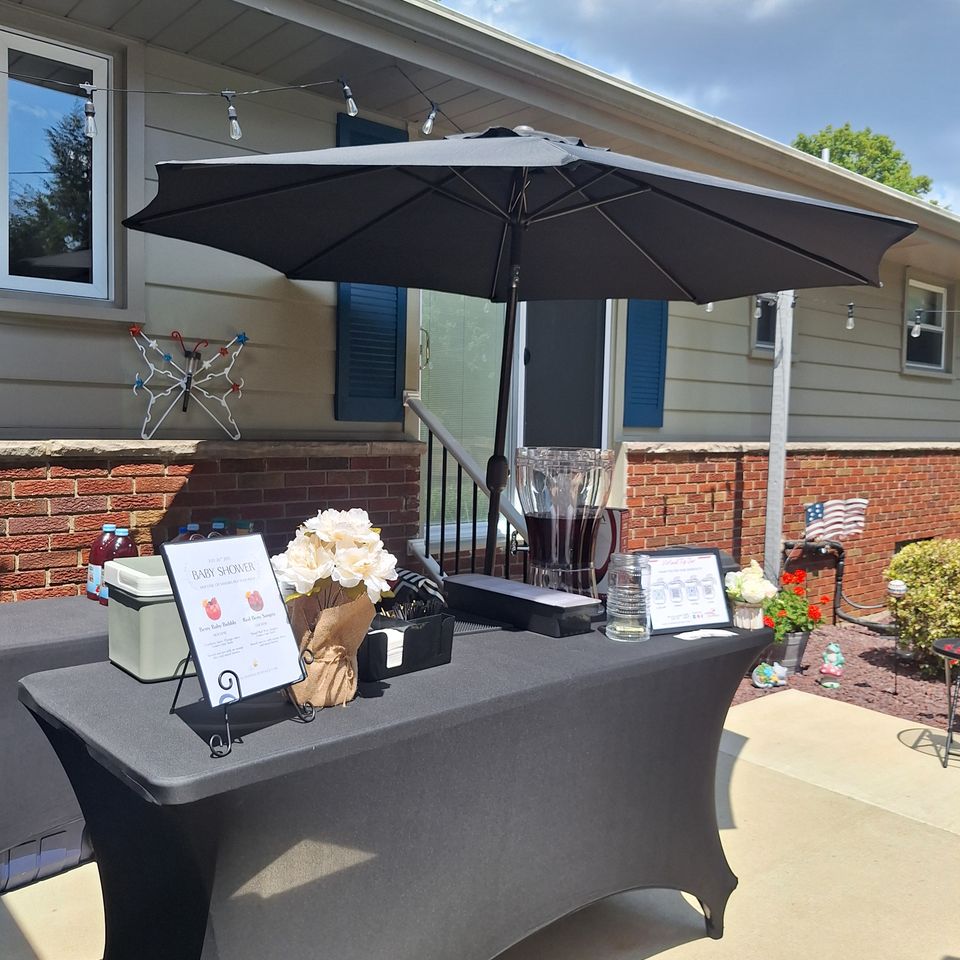 Table bar setup with custom bar menu