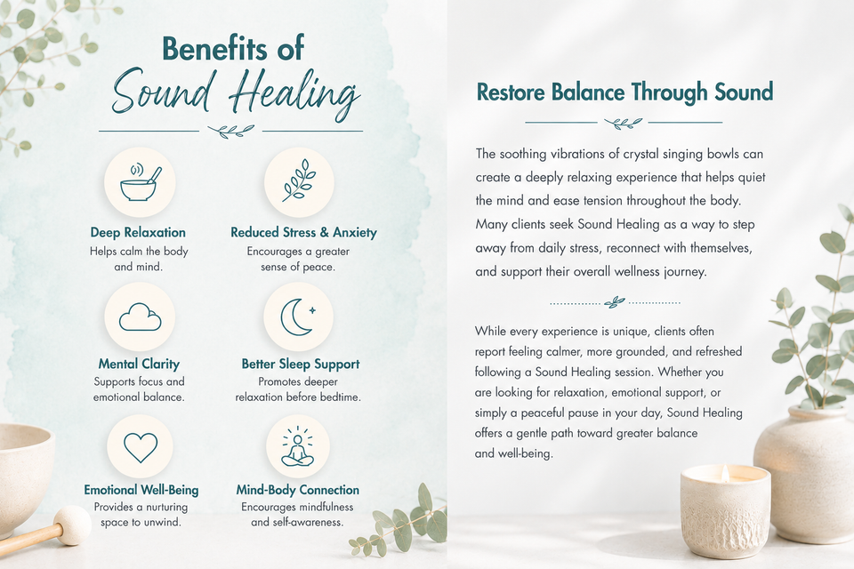 Sound healing   benefits section image