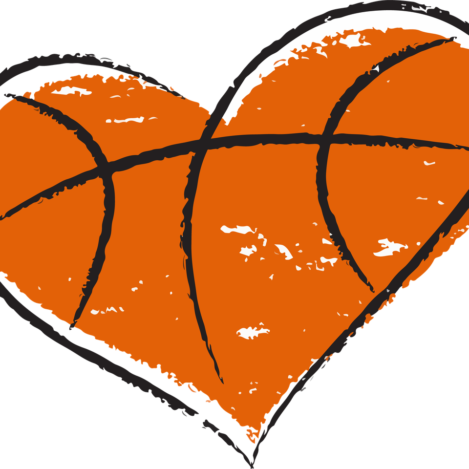 Sports basketball heart 10