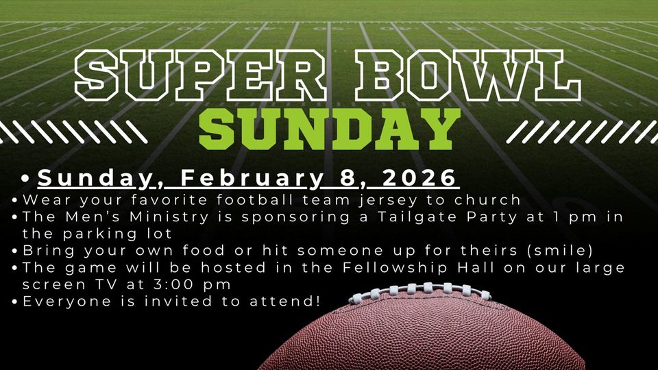 Superbowl flyer