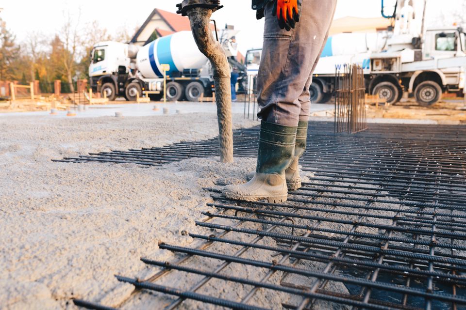 Commercial concrete plumping