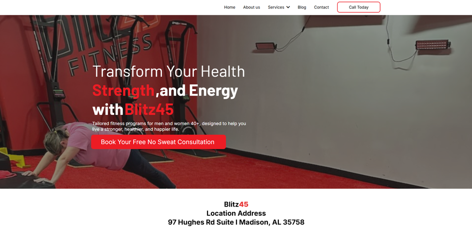 Blitz45 Gym in Madison AL