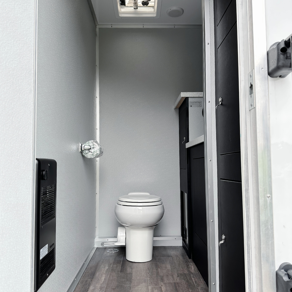 Restroom Trailer Interior