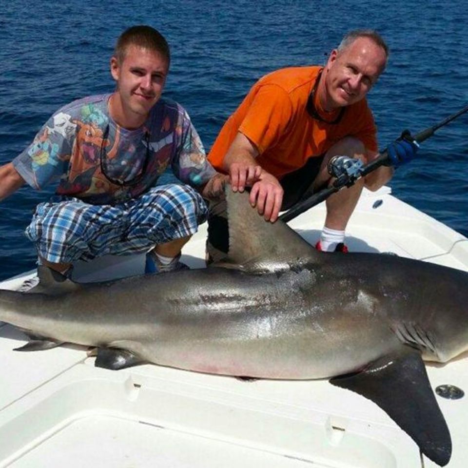 Shark fishing charter charleston