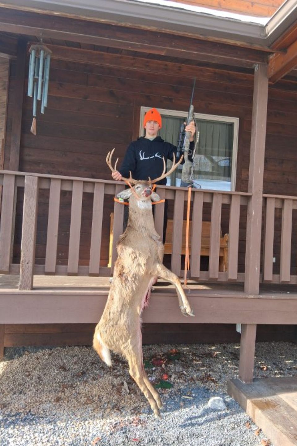 John Esh, 21 of Intercourse, PA shot this 8-point buck in Franklin County, PA.