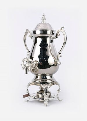 50 Cup Silver Plated Coffee Urn  The Party Rentals Resource Company