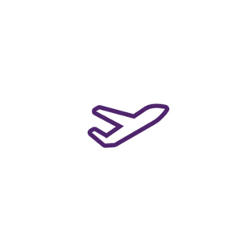 Plane purple