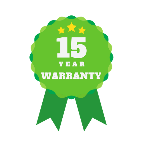 15 year warranty