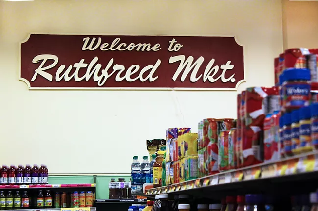 Sign picture inside of the store