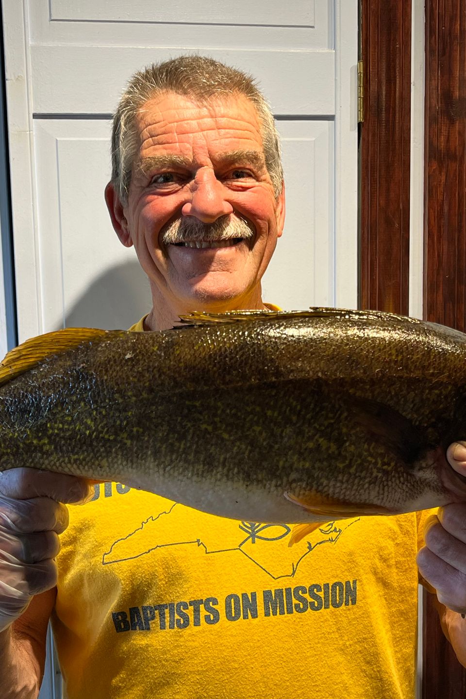 Bruce Gray of Manheim, caught this prize walleye in the Susquehanna River near the Pequea Creek in southern Lancaster County. It was 28.5 inches long, and weighed 10.9 pounds.