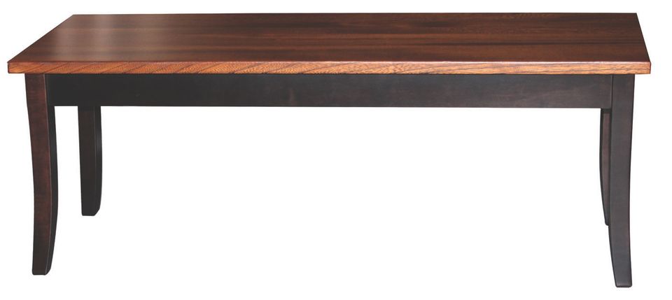 Kkt curved shaker leg bench